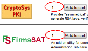 Select CryptoSys PKI and FirmaSAT