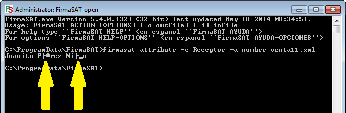 Funny characters on default console